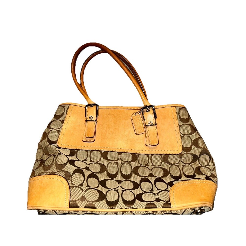 Coach Jacquard Signature Style 6366 Bag Vintage